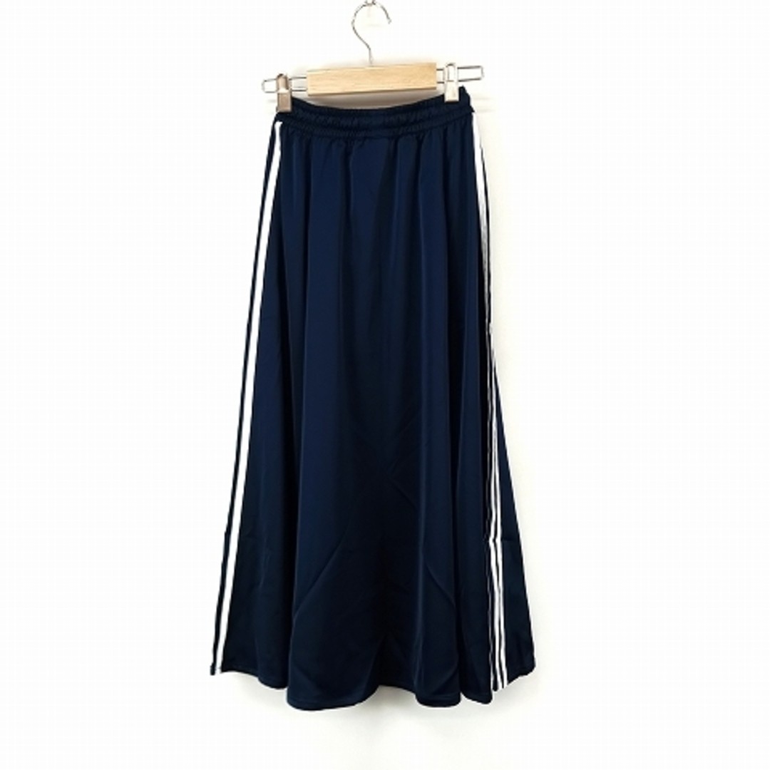 adidas★WOVEN LONG SKIRT adidas originals long skirt GVB38 FL0045 XS navy blue Used
