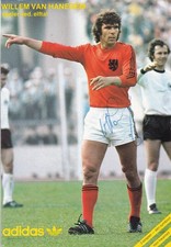 Willem van Hanegem - Football Netherlands - Old Card - Original Signed