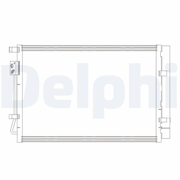 Delphi Kondensator Klimaanlage CF20414 FüR Hyundai Active GB IB 2 I20 Hatchback-image