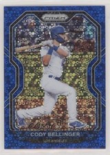 2021 Panini Prizm Tier II Blue Donut Circle 36/199 Cody Bellinger #135 7s2
