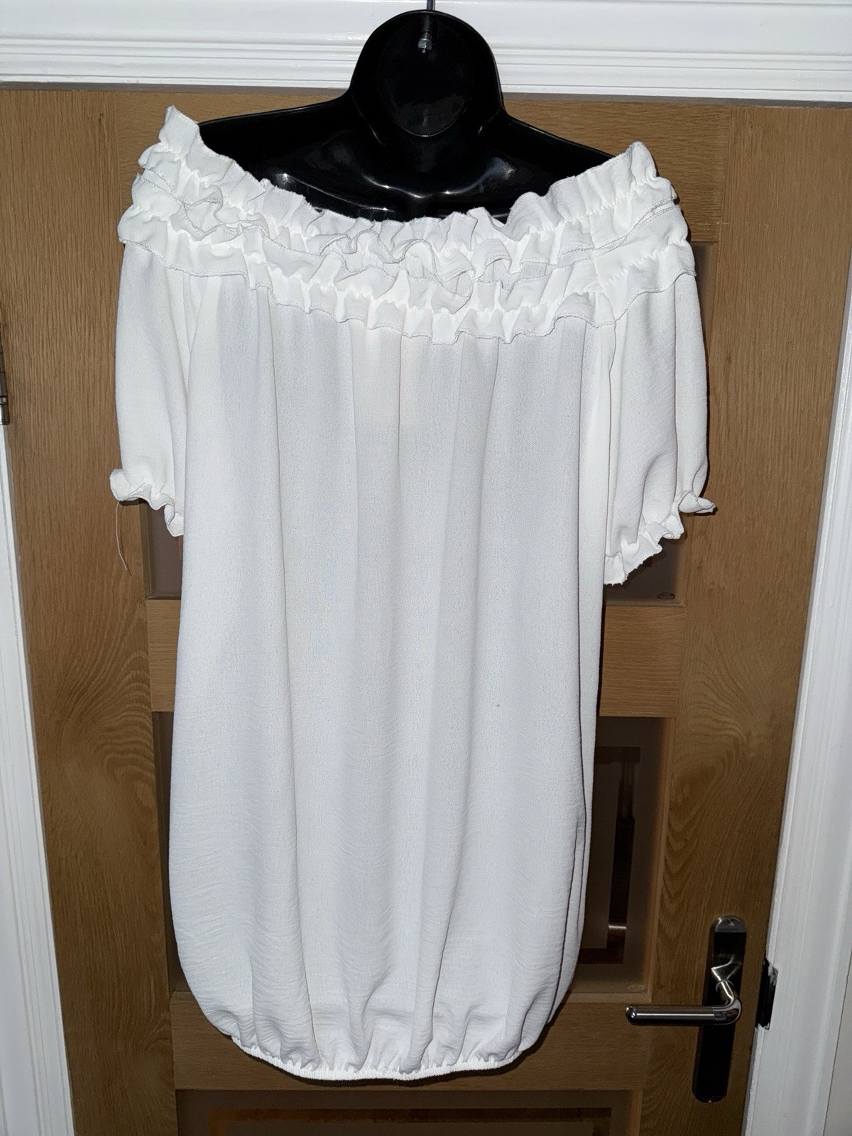 HECHO EN ITALIA CREMA ESTILO GITANO TOP TALLA HASTA UN UK 22 NUEVO