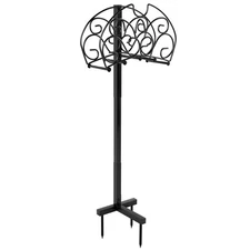 Freestanding Water Hose Stand Detachable Metal Hose Holder Garden Hose Holder