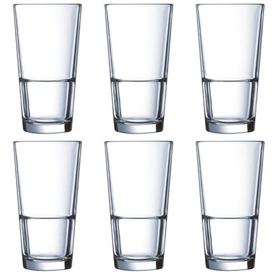 Stack Up Gläser Set 6 Stück Transparent Glas 29 cl