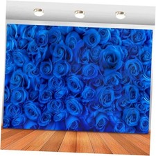 Rose Flower Backdrop Royal Rose Floral Valentines Day Photography 7x5ft Blue