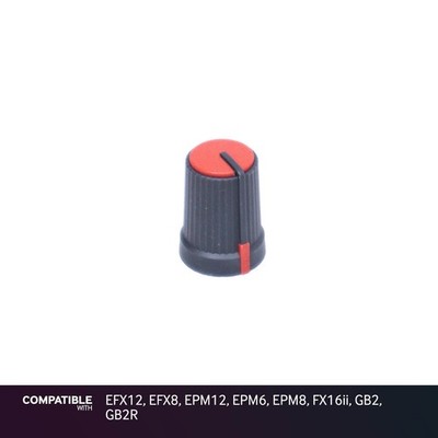 Soundcraft Red Gain Knob for EFX12, EFX8, EPM12, EPM6, EPM8, FX16ii, GB2, GB2R