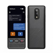 Language Translator Device, Voice/Text Bidirection Word Translator, 138 Langu...