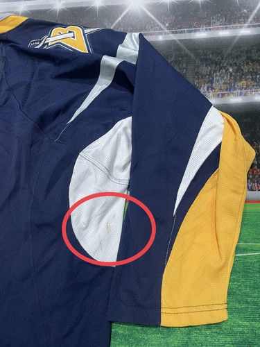 Derek Roy #9 Buffalo Sabres Reebok Hockey Trikot handsigniert Unteroffizier gebraucht klein - Bild 8 von 11