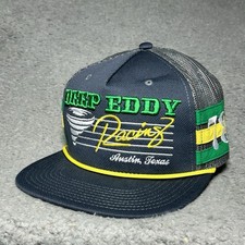 Deep Eddy Racing Vodka  Snapback Retro Stripe Trucker Style Hat Austin Texas