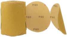 Gritly - 6" inch PSA DA Sanding Discs - Adhesive Backed Sandpaper Roll Discs