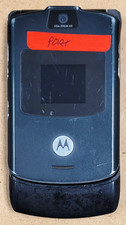 Motorola RAZR V3a - Black and Silver  CDMA  Cellular Flip Phone