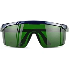 Broad Spectrum Laser Goggles ANSI Z87.1 Approved for Cosmetic Procedures - Green