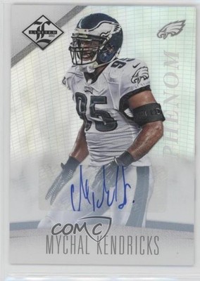 2012 Limited Phenom Monikers Silver 86/299 Mychal Kendricks Rookie Auto RC 1k5