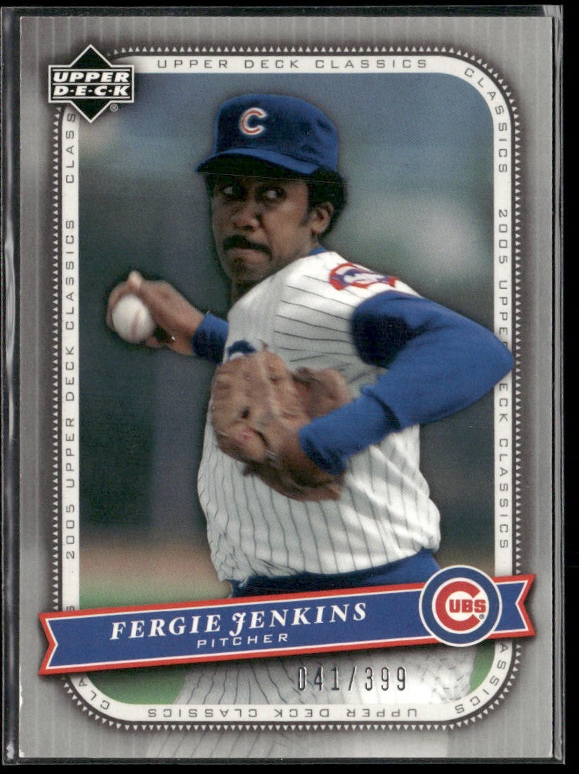 Fergie Jenkins 2005 Upper Deck Classics Silver 41/399 #33