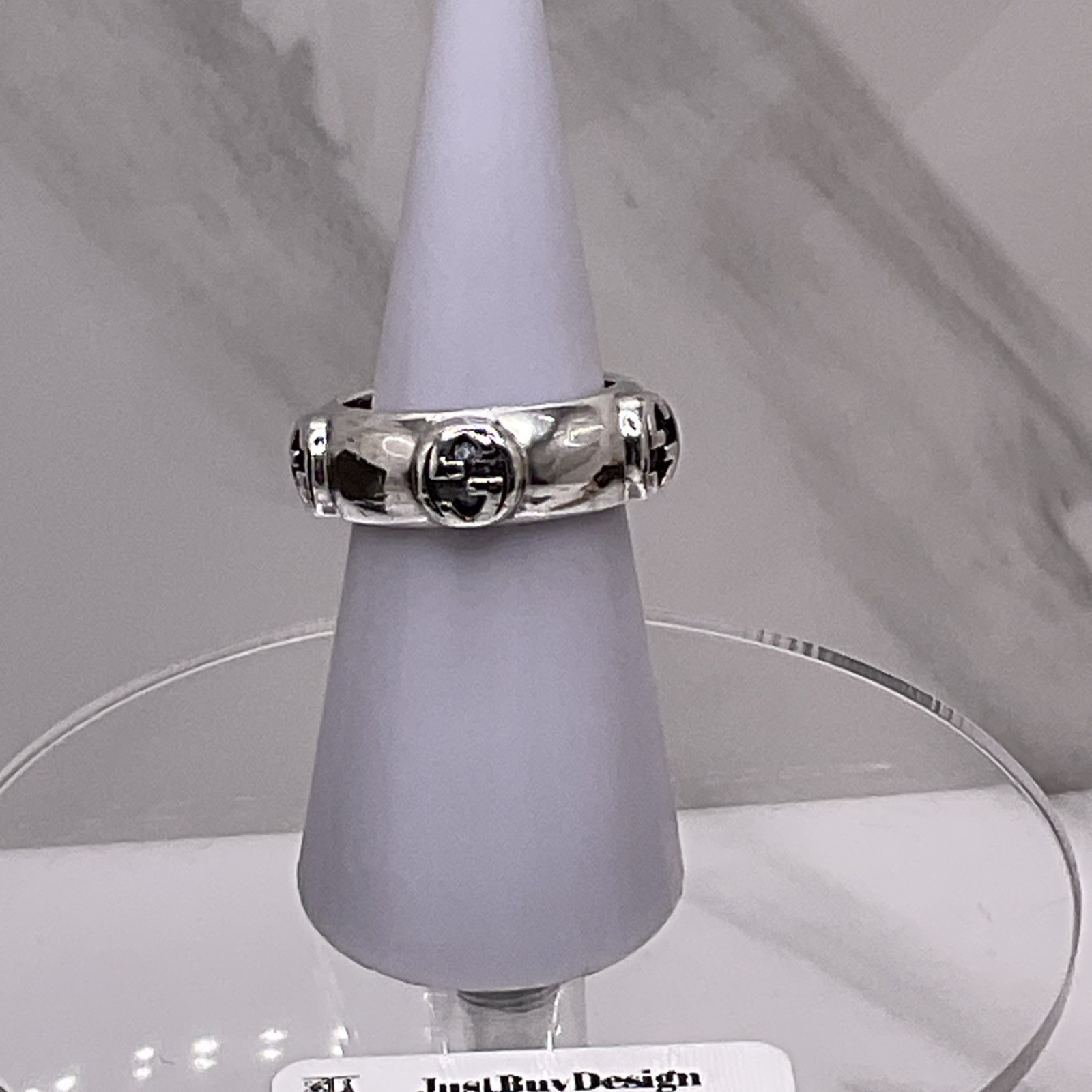 Gucci Multiple Interlocking G’s Silver Sterling B… - image 21