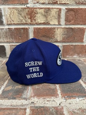 New OSFA Supreme SS26 DJ Screw SUC 5 Panel Snapback Cap Hat Royal