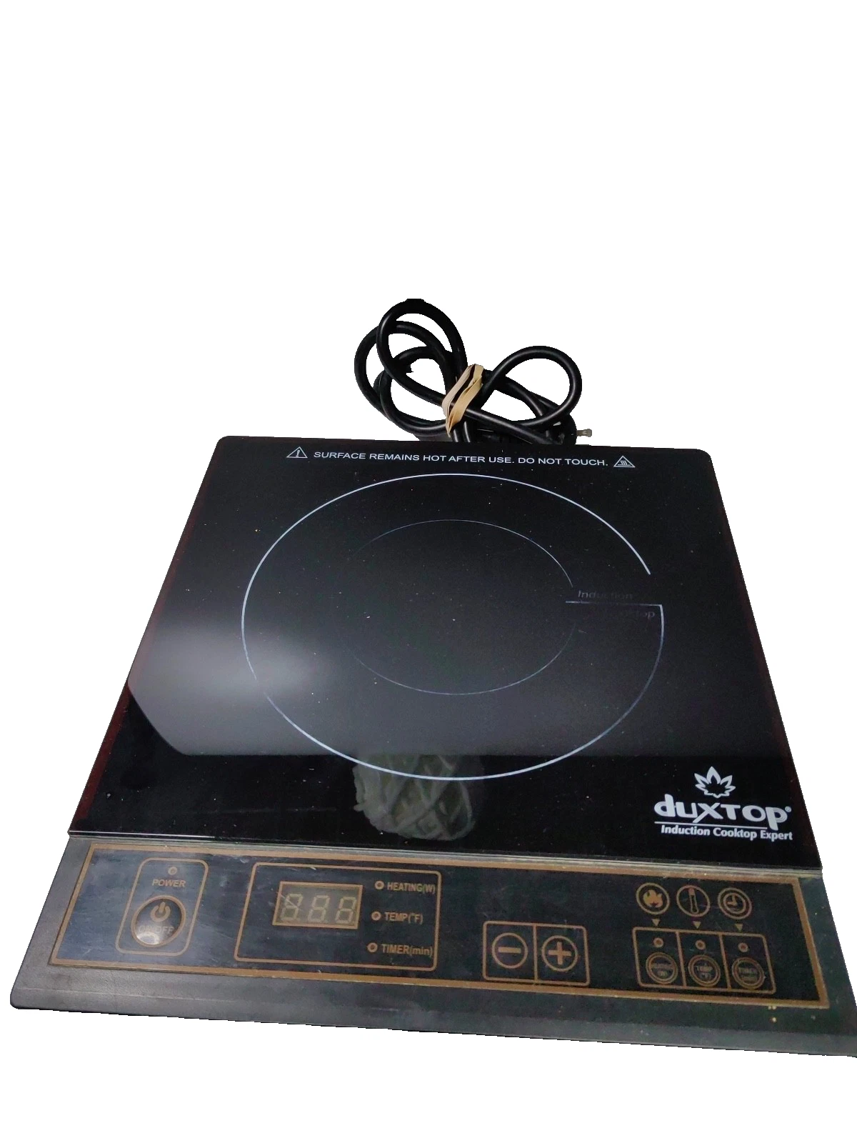 Duxtop 1800W Portable Induction Cooktop Countertop Burner Gold 8100MC/BT-180G3
