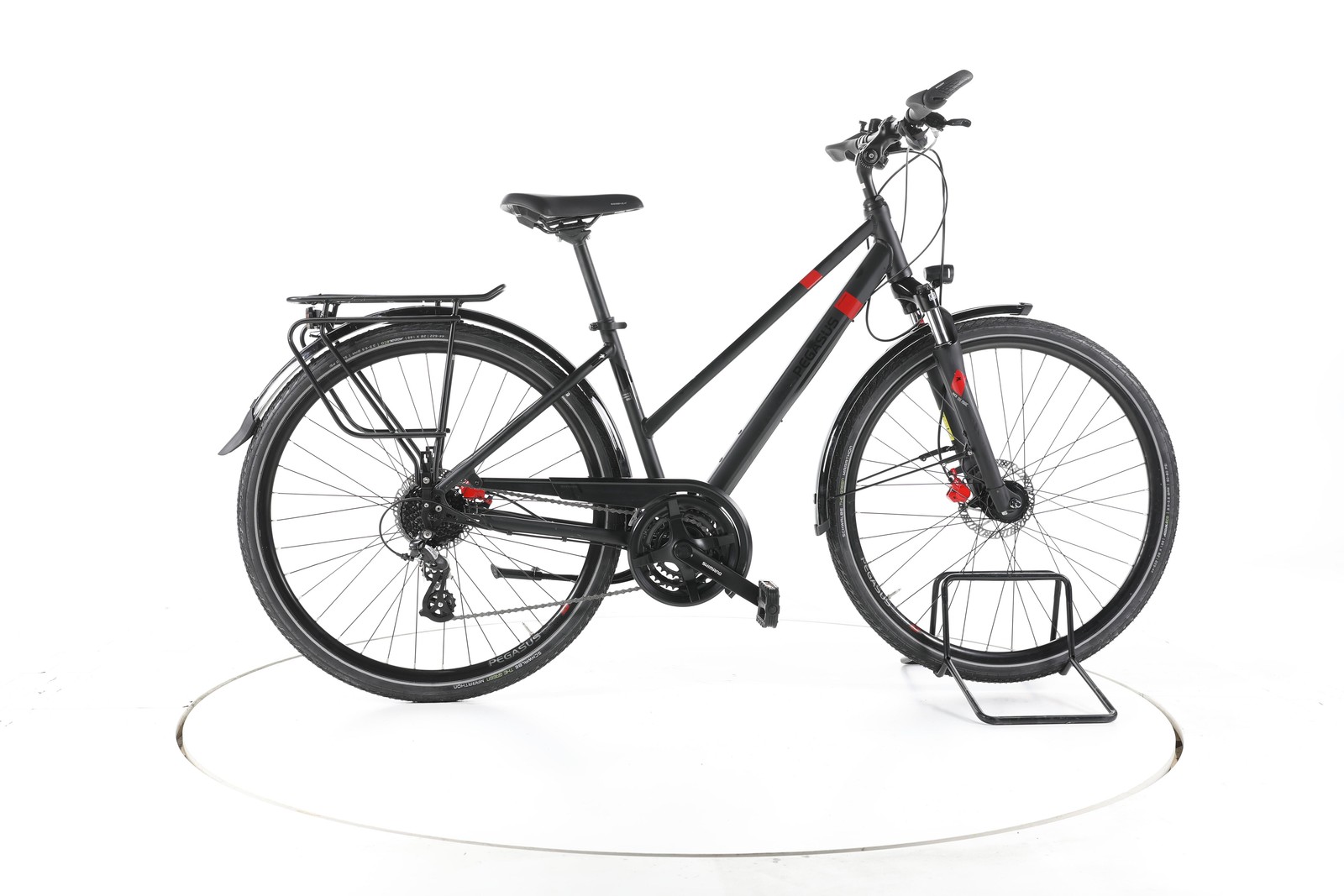 Pegasus Solero SL Disc 24 Vélo de ville et de trekking Batterie  28" noir Pro