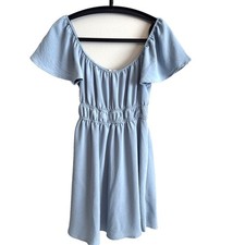 Altar'd State Y2K Off Shoulder Mini Dress XS Boho Festival Cottagecore Summer