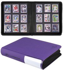 Top Loader Binder, Holds 288 Card, 9 Pocket Toploader Binders for 3" x 4" Top...