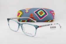 NEW VERA BRADLEY CHRISTINA HORN BLUE CITRUS PAISLEY AUTHENTIC EYEGLASSES 55-14