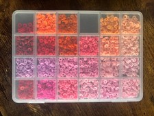 Clay Flat Beads, DIY Jewelry Making Bracelets Necklace Kit 6 boxes of beads plus