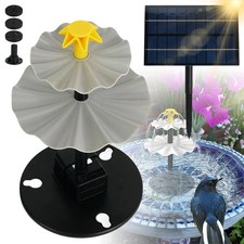 Solar Powered Water Fountain Solar Fountain Pump Kit With 6 Nozzles for Garden