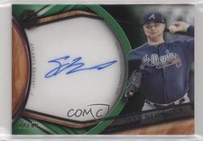 2018 Topps Tribute Tribute Auto Green 12/99 Sean Newcomb #TA-SNE Auto 6fs