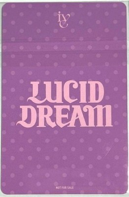 IVE LUCID DREAM SONY MUSIC LUCKY DRAW Official POB Photo card