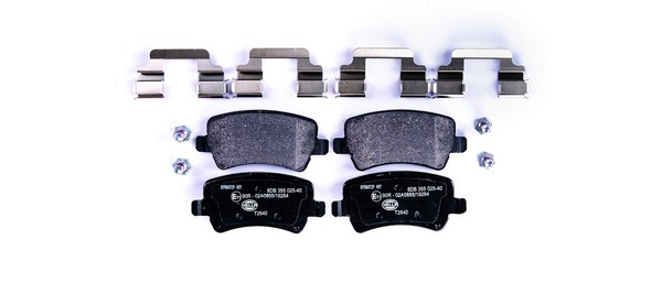 Hinterachse Hella 8DB 355 025-401 Bremsbelagsatz, Scheibenbremse FüR ,Land Rover-image