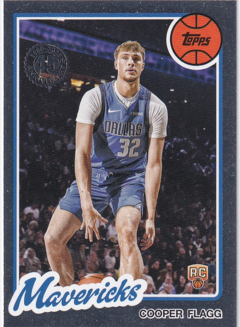 2025 TOPPS #80BK-51 COOPER FLAGG THROW BACK- DALLAS MAVERICKS