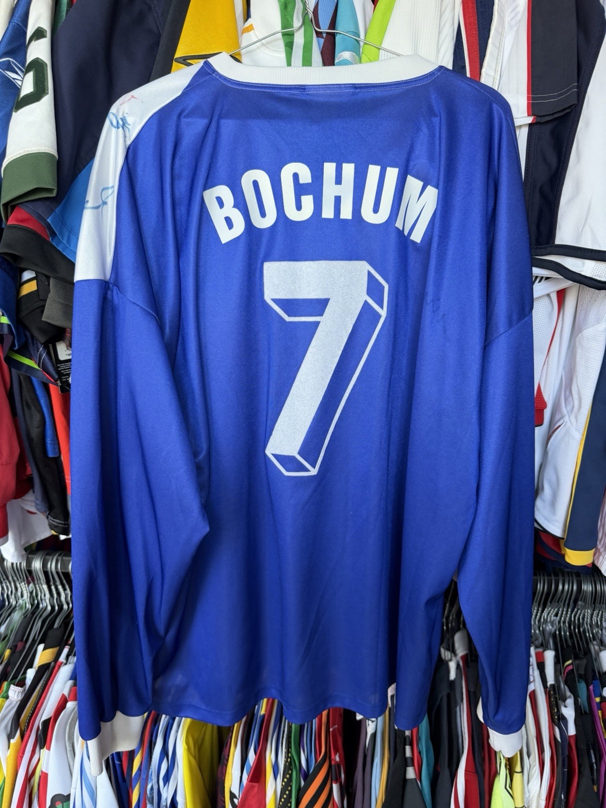 VINTAGE VFL BOCHUM GERMANY 1995/1996 HOME FOOTBALL SHIRT JERSEY REEBOK #7