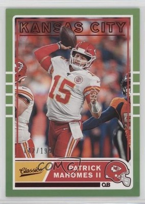 2019 Panini Chronicles Classics Red /199 Patrick Mahomes II #C-21 0q5