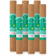 Thin Cork Sheets 18"x4ft - Self Adhesive Liner for Furniture