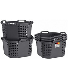 Erntek&ouml;rbe Gartenkorb gro&szlig; Lebensmittelecht Obstkorb 54x31cm drehstapelbar 50L