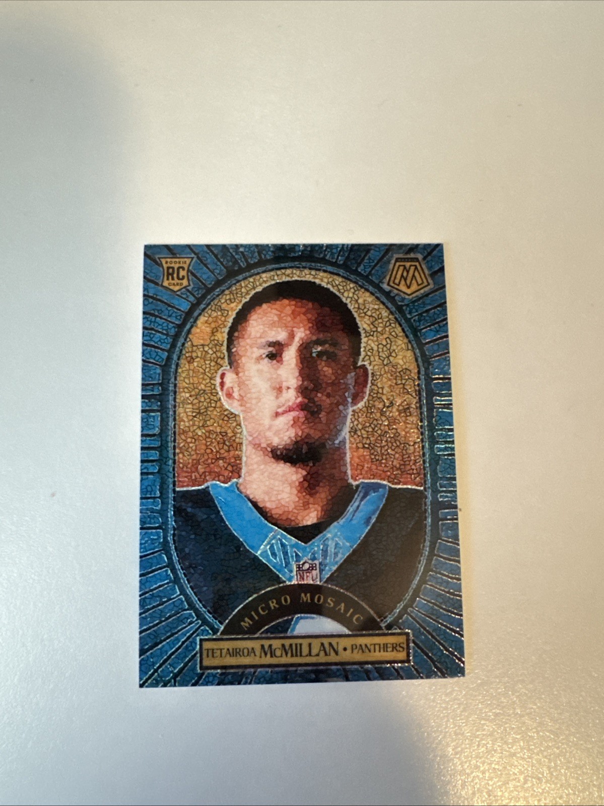 2025 Panini Mosaic Tetairoa McMillan Micro Mosaic #23 Case Hit SSP - Panthers