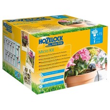 HOZELOCK - Micro Irrigation Kit "Micro Kit" : Ideal for 40x25x15 cm, Black 