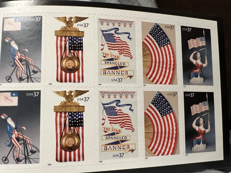 Old Glory 20 Page Collectors Booklet . Including 20 Us -37 Stamps - Image 3 of 4