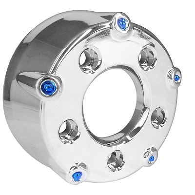 Embout de pot TMAX 500 chrome avec protection thermique et éclairage LED