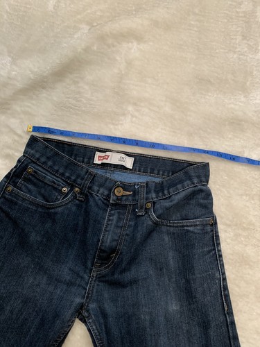 Levis 511 Slim Denim Blue Jeans Boys Youth Size 28x28 16R Pants - Picture 6 of 8