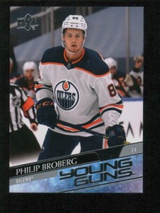2020-21 Upper Deck #204 Philip Broberg Young Guns Rookie Card (145566)