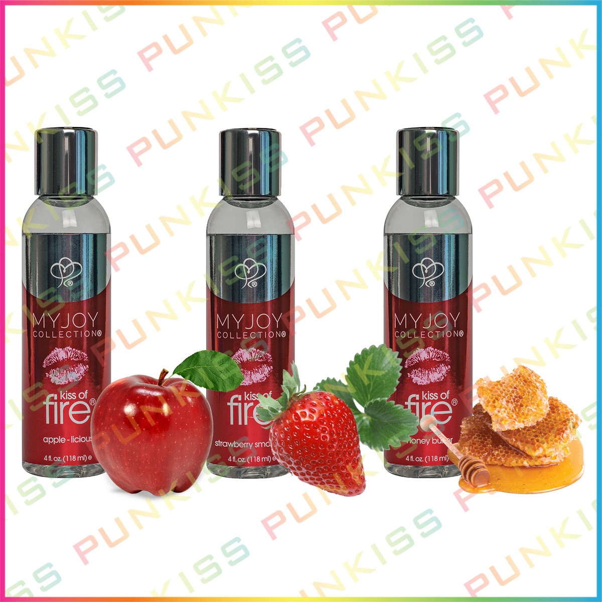 Kiss Edible Warming Massage Oil💋Flavored Body Lotion