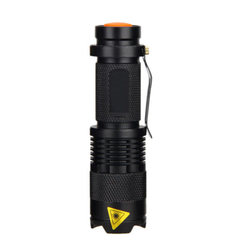 2pcs Red Light LED Flashlight Zoomable 3Modes Torch Astronomy Night Vision Lamp - Picture 7 of 11