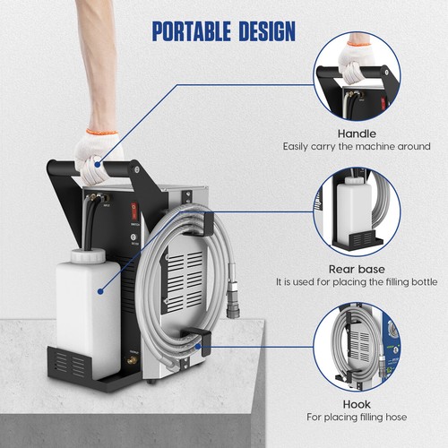 Electric Brake Fluid Oil Exchanger Machine Vacuum pressure Pump Brake Bleeder - Foto 7 di 16