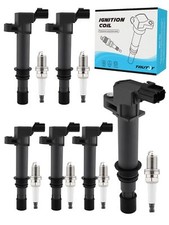 UF270 Ignition Coil Pack Spark Plug 6 PCS 3.7L 4.7L 1999-2008 For Chrysler ...