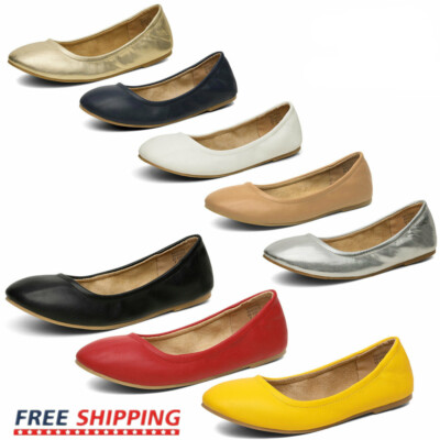 #ad Dream Pairs Women#x27;s Ballet Flats Shoes Comfort Slip On Ballerina Flat Shoes $15.99