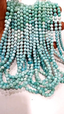 AAA BLUE LARIMAR GEMSTONE ROUND SMOOTH 6 MM BEADS 14 1INCH " 1 STRANDS