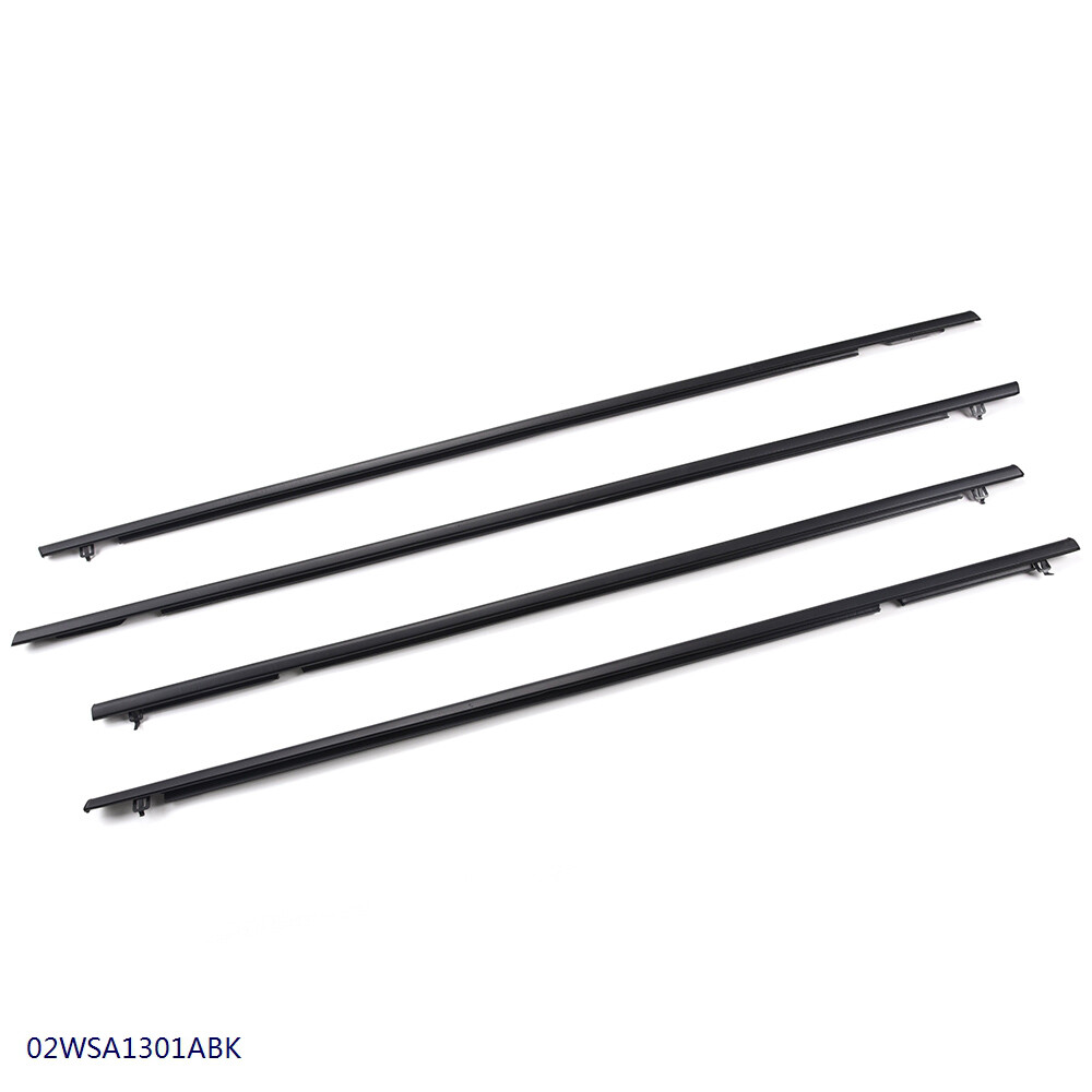 06-11 Honda Civic Sedan 4PC Window Moulding Trim Weatherstrip Seal Kit