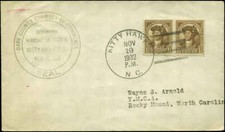 Vuelo especial #182 del gobierno de Estados Unidos desde Kitty Hawk, Carolina del Norte 17/12/28