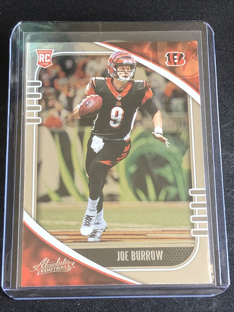 RC* 2020 Panini Absolute JOE BURROW Silver Foil RC- POTENTIAL