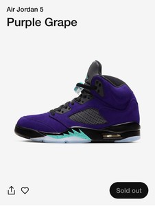 jordan 5 grape 2020
